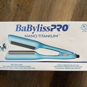 BaBylissPRO Nano Titanium Hair Waver - Blue
